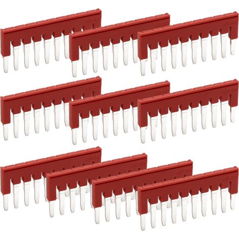 10pcs Fbs 2-5 Terminal for Rail Terminals Terminal Bridge Long Digit Connection Bar Suitable for St/Pt/Ut, Phosphor Bronze, Fixed (1/5)