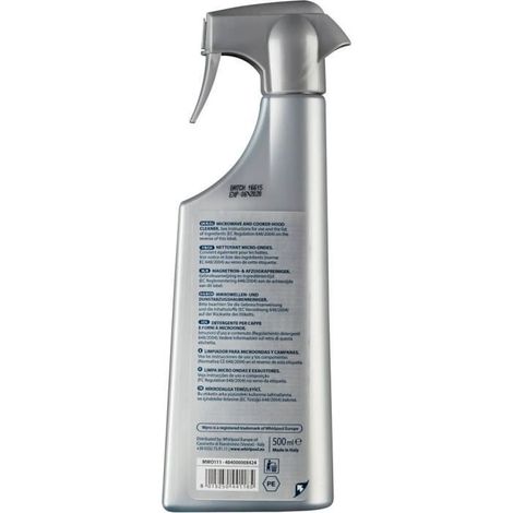 Spray limpiador para microondas (500 ml), compatible con Wpro - 484000008424 (1/5)