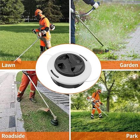 Autocut C26-2 Trimmerkopf für Stihl Freischneider, Ersatz-Fadentrimmerkopf für KM FS 50/55/56/70/80/85/87/89/90/94/91/111/131/240 4002710 2137, Universal-Trimmerkopfspule (1/5)