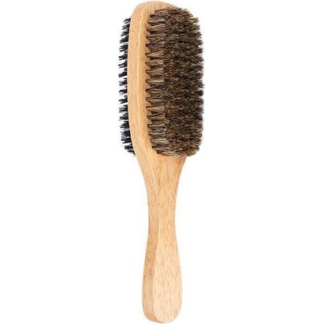 Brosse au poils de sangliers Double Face Dur/Doux (1/4)
