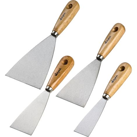 Malerspachtel Spachtel Stielspachtel Gipsspachtel Gipserspachtel 4-tlg.