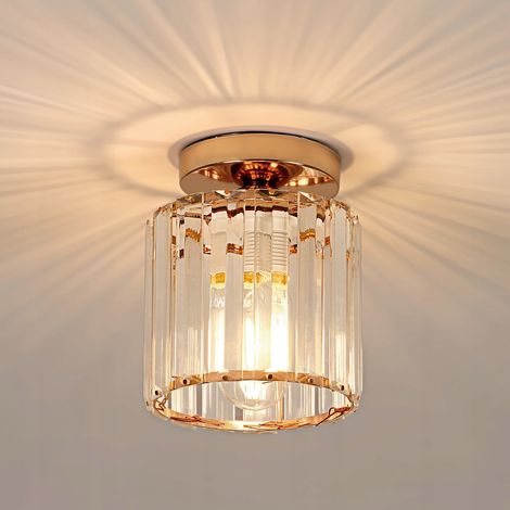 GOECO Modern chandelier for living room e27 gold crystal chandelier (1/5)
