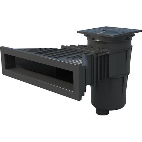 AstralPool NORM Skimmer 17,5 L mit anthrazitgrauen Einsätzen – 56176CL144