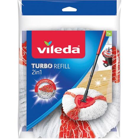 Vileda Easy Wring & Clean Turbo Mop Refill FH151608 - 2-in-1 M...