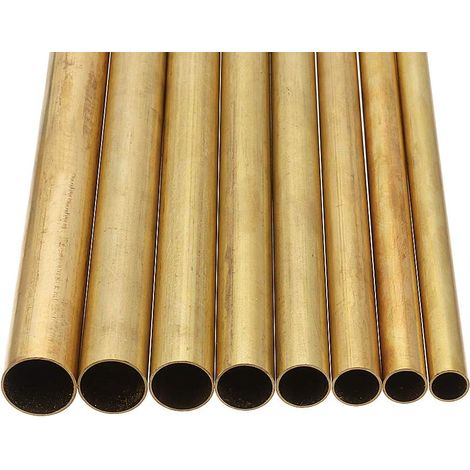 8-15 mm Diameter Brass Round Bar Stem Circular Tube 30 cm – 14 mm (1/5)