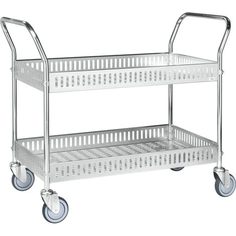 Kongamek Tischwagen mit Rand 1130x550x940mm Ladefläche verzinkt