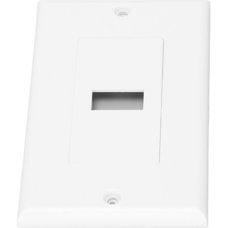 Plaque Murale HDMI 4K Double, Support pour Câble Home Cinéma et Installation Audio-Vidéo Simplifiée (1/5)
