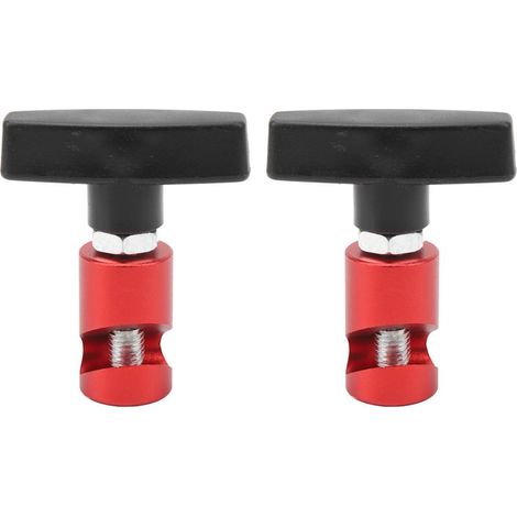 Lot de 2 pinces de support de levage de capot pour hayon de voiture, outil de retenue pour hayon et coffre, rouge (1/5)