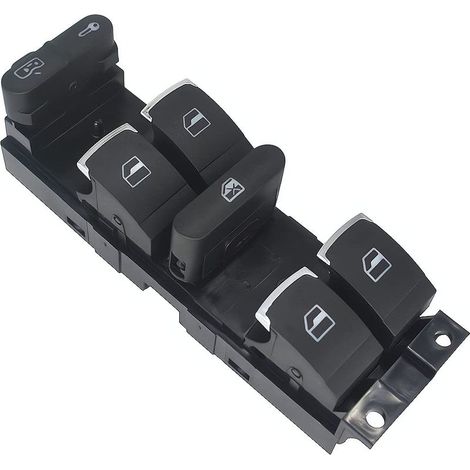 Interrupteur de Fenêtre Golf MK4, Bouton de Leve Vitre pour Jetta Caddy Passat 1J4959857 3BD959857 (1/5)