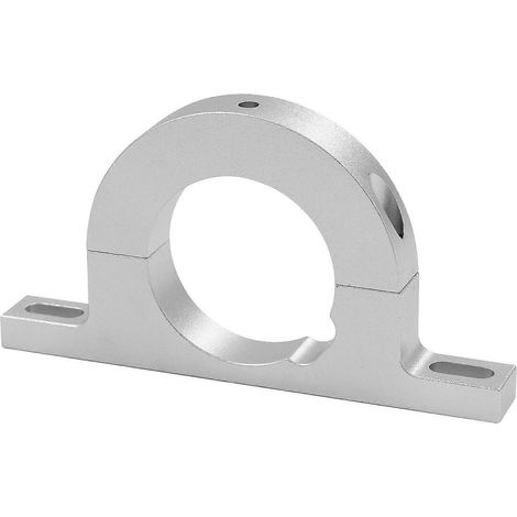 Colonne de direction en aluminium usiné de 5 cm (2 po), polie, avec support de colonne à clé, support sous tableau de bord brossé de 5 cm (2 po), fixation River Clamp, sans support de descente, argent (1/5)