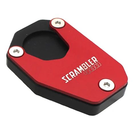 (Red Scrambler400) Compatible avec Scrambler400 et Speed400 : extension de béquille latérale pour moto Scrambler 400X Speed 400. (1/4)