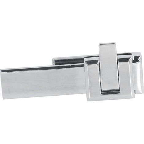 Serrure en Laiton Zinc pour Porte en Verre Forme en U Loquet avec Clé pour Salle de Bain et Douche Porte Coulissante 8mm (1/5)