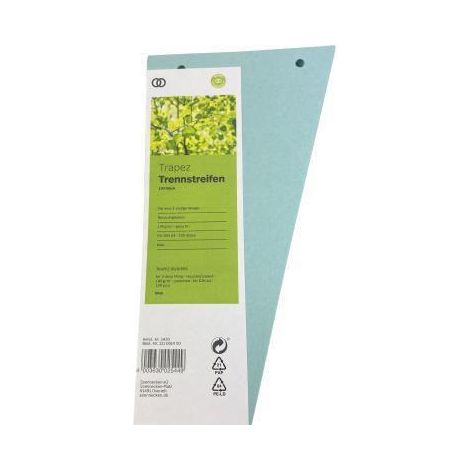 Soennecken Trennstreifen oeco 1430 12,5/6,5x24cm blau 100St. (1/5)