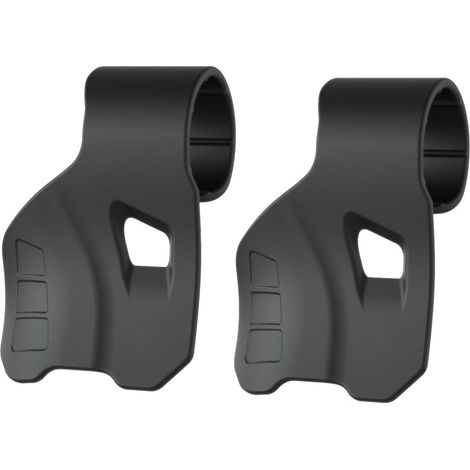Lot de 2 dispositifs antivol de poignée d'accélérateur pour moto, régulateur de vitesse, assistant de direction pour vélo, bouchon de guidon, commande d'accélérateur au guidon