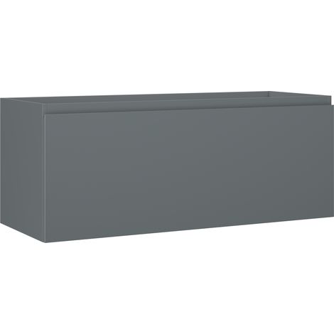 Mexen Orio Badezimmerschrank für Waschbecken 120 cm, 1 Schublade, Grafit Matt - 91A10-12047-1-BF66 (1/5)