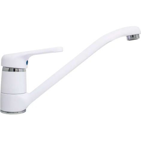 RUBINETTO MISCELATORE MONOCOMANDO PER LAVELLO BIANCO SERIE NETTUNO BIANCO LUCIDO 3/8   RUBINETTERIA PAFFONI Spa