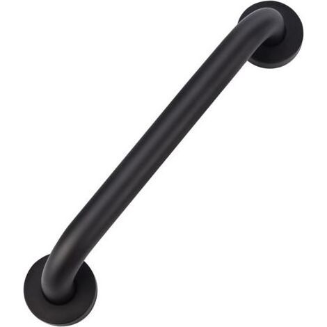 Barre d'appui de sécurité en acier inoxydable de 12 pouces pour salle de bain, rampe noire huilée pour baignoire, toilettes, cuisine, chambre à coucher, douche, vis dissimulée, fixation murale (1/4)