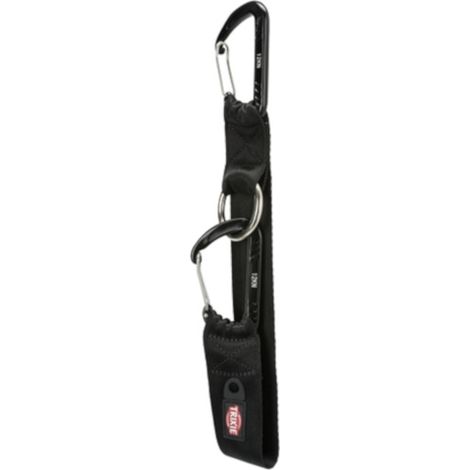 Trixie Universal-Anschnallschlaufe für Hunde, schwarz 30 cm/38 mm