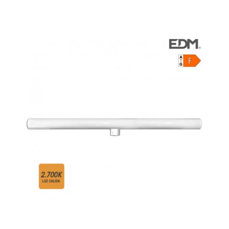 Linestra LED, 1 casquillo, S14D, 9W, 700lm, 2700K, luz cálida, Ø3x50cm  EDM 98806