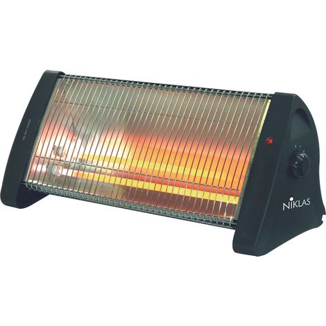 STUFA AL QUARZO NIKLAS DA TERRA 1200W - 47x18x21 CM