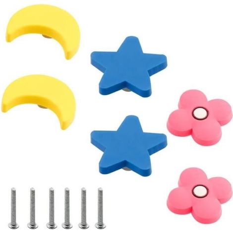 Poignée de cuisine - Non spécifié - Lot de 6 - Silicone - Design cartoon - Couleurs variées (1/4)