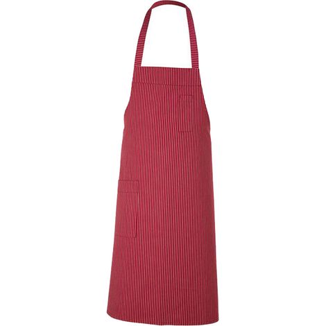 Delantal de cocina Giblor’s Gessato borgoña art. 11P08H61