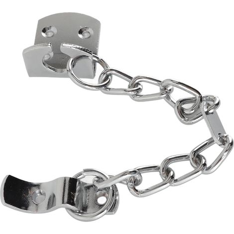 Chaîne de sécurité de porte en acier inoxydable, chaîne de sécurité antivol pour suite d'hôtel (1/5)