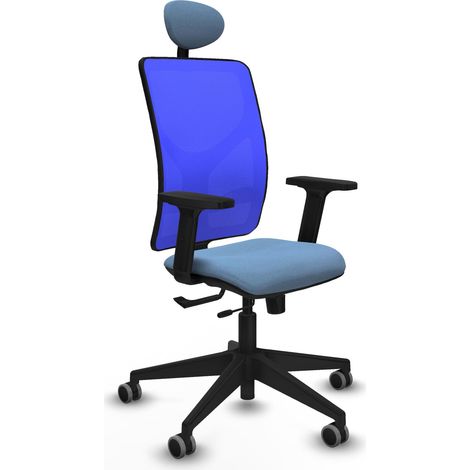 Chaise de bureau piqueras y crespo Motilla noir support lombaire (1/2)