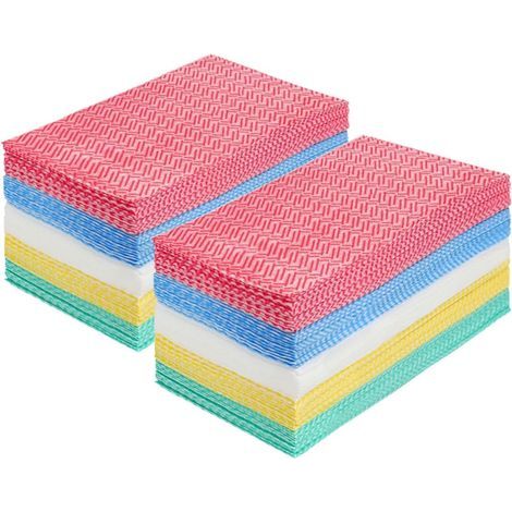 120 Non-Woven Cloths, Washable, 33x60cm, Absorbent, Lint-Free for Home (1/5)