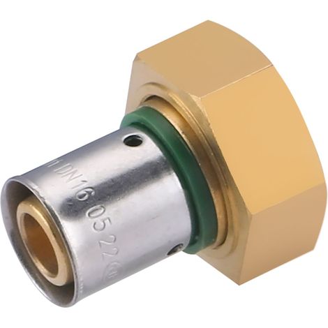 Raccord femelle écrou libre à sertir pour tube PER NOYON & THIEBAULT Ø16 - F20x27 (3/4)