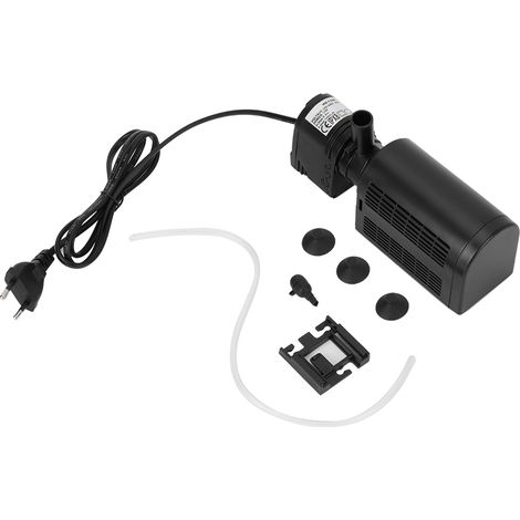 Filtro para acuario 3 en 1 con aireación y bomba de agua – ABS, 12 W, para estanques de ≤ 40 cm (1/5)