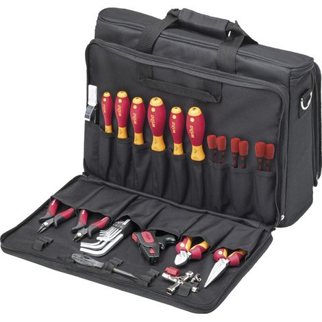 Wiha Set di utensili da tecnico di assistenza Assortiti, 30 pz., con borsa (43879)