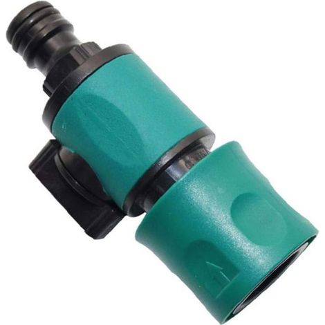 AGE 1 pièce en plastique avec connecteur rapide Agriculture arrosage rallonge tuyau Irrigation raccord tuyau adaptateur interrupteur (1/4)