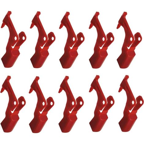 PRIMUZ Ein-/Ausschalter, 10 Stück, kompatibel mit V11 und V10 Staubsaugern – Verriegelbare Ausführung, Rot, Kunststoff (1/4)