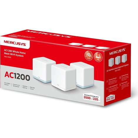 Mercusys Halo H32G Doble banda (2,4 GHz / 5 GHz) Wi-Fi 5 (802.11ac) Blanco 2 Interno