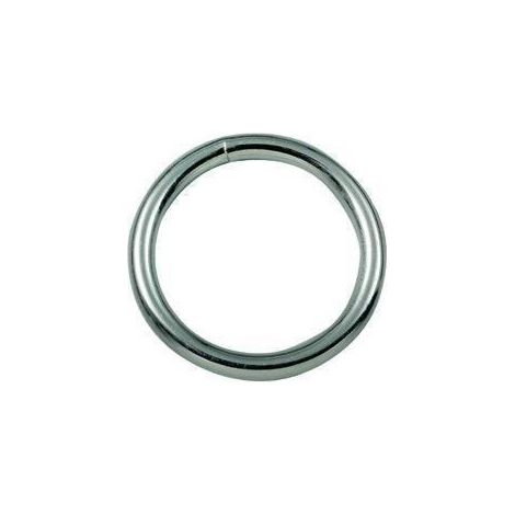 Anillos soldados zincocromatados piezas 50 hilo mm. 6 orificio mm. 40 (1/2)