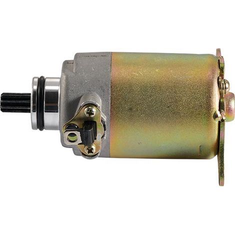 1 Metall-Anlasser mit 9 Zähnen, robuster Motor, sanftes Getriebe, für GY6-125 150 157CC Roller (1/5)