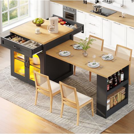 Lit simple 90x200 cm en métal et MDF marron ancien avec rangement, sans matelas - CHICFURN (1/5)