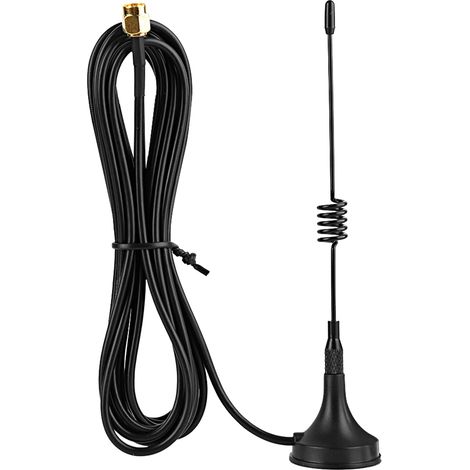 Antenne 433MHz SMA avec ventouse, gain 5.0dBi, aérien petite ventouse (1/5)