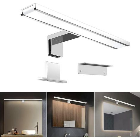 Lumière de miroir avant LED pour salle de bain IP44, éclairage d'armoire murale 6W, lumière blanche pour miroir de salle de bain, 30cm (1/5)