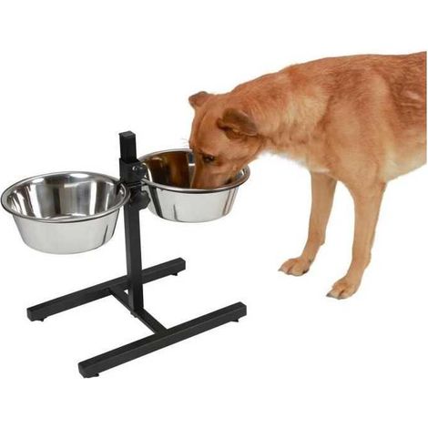 KERBL Bar alimentation avec ecuelle pour chien - 2x1800ml