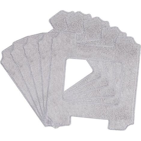 Lot de 6 tampons de nettoyage,Chiffon de nettoyage en microfibre lavable,pour robots de nettoyage de vitres Ecovacs Winbot W1 / W1 Pro / W2 / W2 Omni - Pour robot nettoyeur de vitre