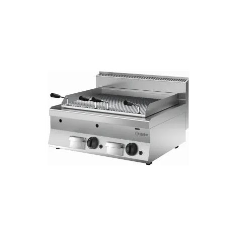 Grill inox pierre de lave gaz 14 000 W, GAZ