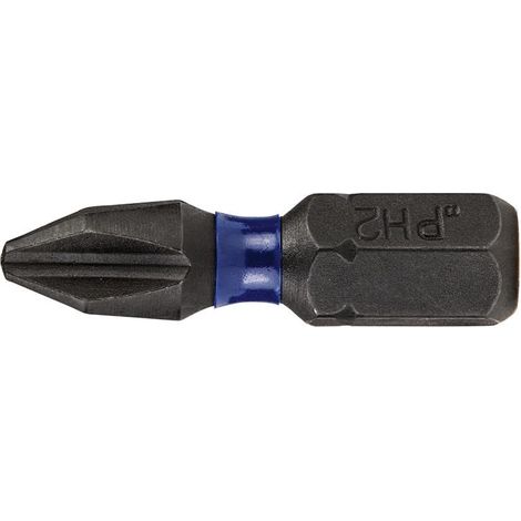 Irwin Impact Pro Performance PH2 25mm Screwdriver Bits – Pack of 10 (1/4)