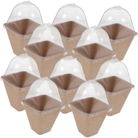 Pots De Fleurs Et Plantes - Pack De Pots De Jardin Réutilisables avec Couvercles (1/5)