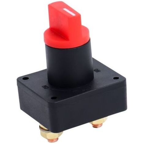 Interrupteur de Batterie 300A Rotatif – Coupe-Circuit Principal pour Voiture, Camion, Bateau et Marine – Isolateur de Sécurité Poweka (1/5)