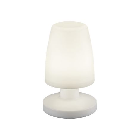 DORA LAMPADA TAVOLO LED 1,5W · 1x 90lm, 3000K DA ESTERNO IP44 DIFFUSORE CURVO RICARICABILE H. 20,5CM D. 13CM (1/2)