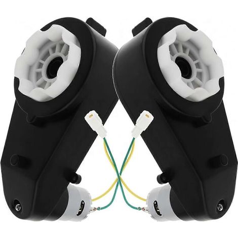 Lot de 2 moteurs RS555 pour voitures électriques pour enfants, 24 V, 40 000 tr/min, noirs (1/5)