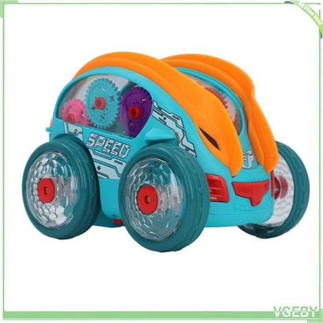 Voiture de cascade électrique - FAFEICY - Rotations 360° - Lumières et musique - Pour enfants à partir de 3 ans (1/4)
