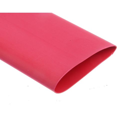 Gaine thermorétractable RS PRO, Dia. 25.4mm Rouge rétreint 2:1, 1.2m ( Prix pour Paquet de 5 )